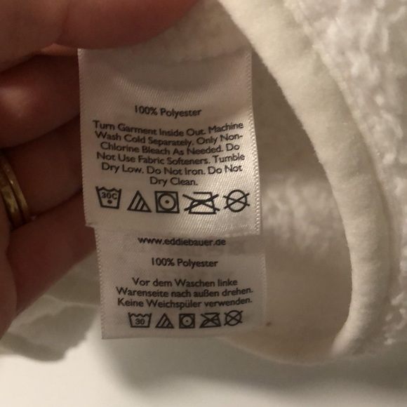 Eddie Bauer Sherpa 3/4 zip - Picture 6 of 8